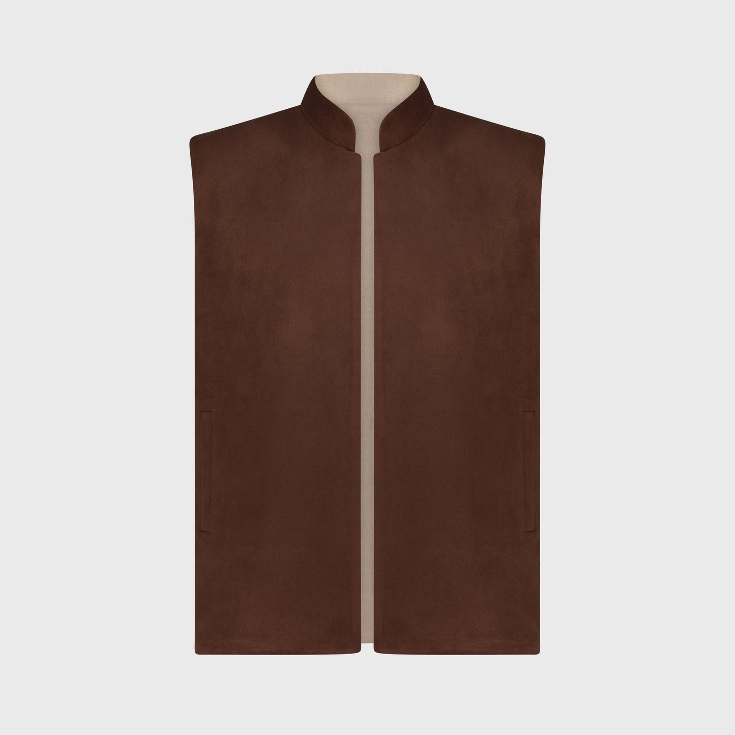 Cream Beige x Chestnut Brown