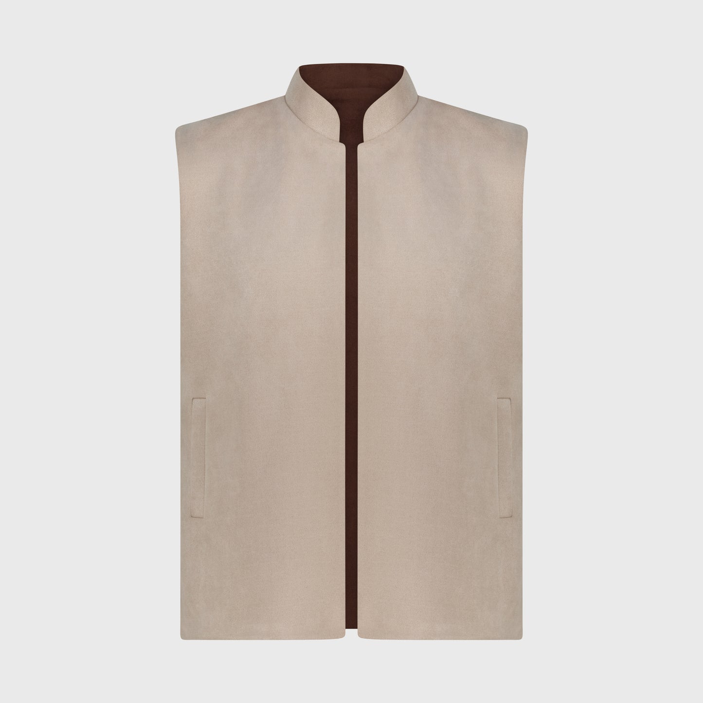 Cream Beige x Chestnut Brown