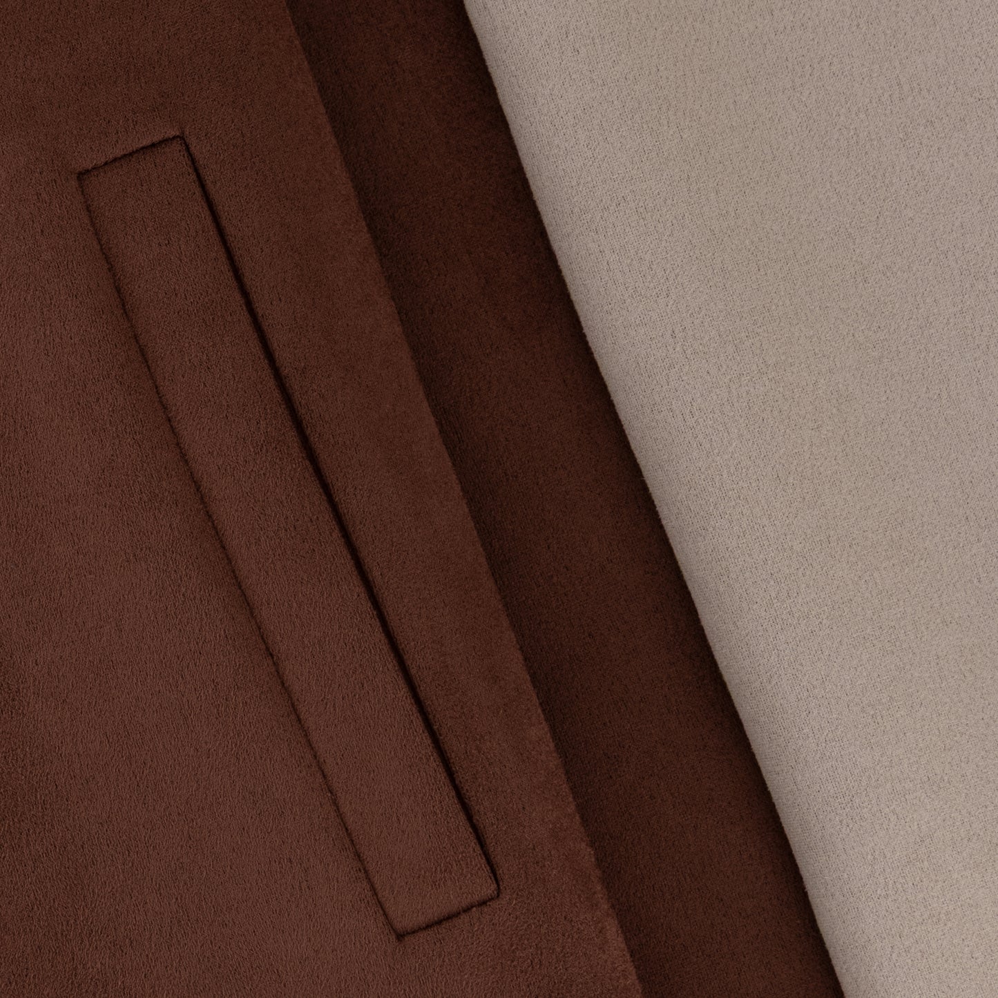Cream Beige x Chestnut Brown