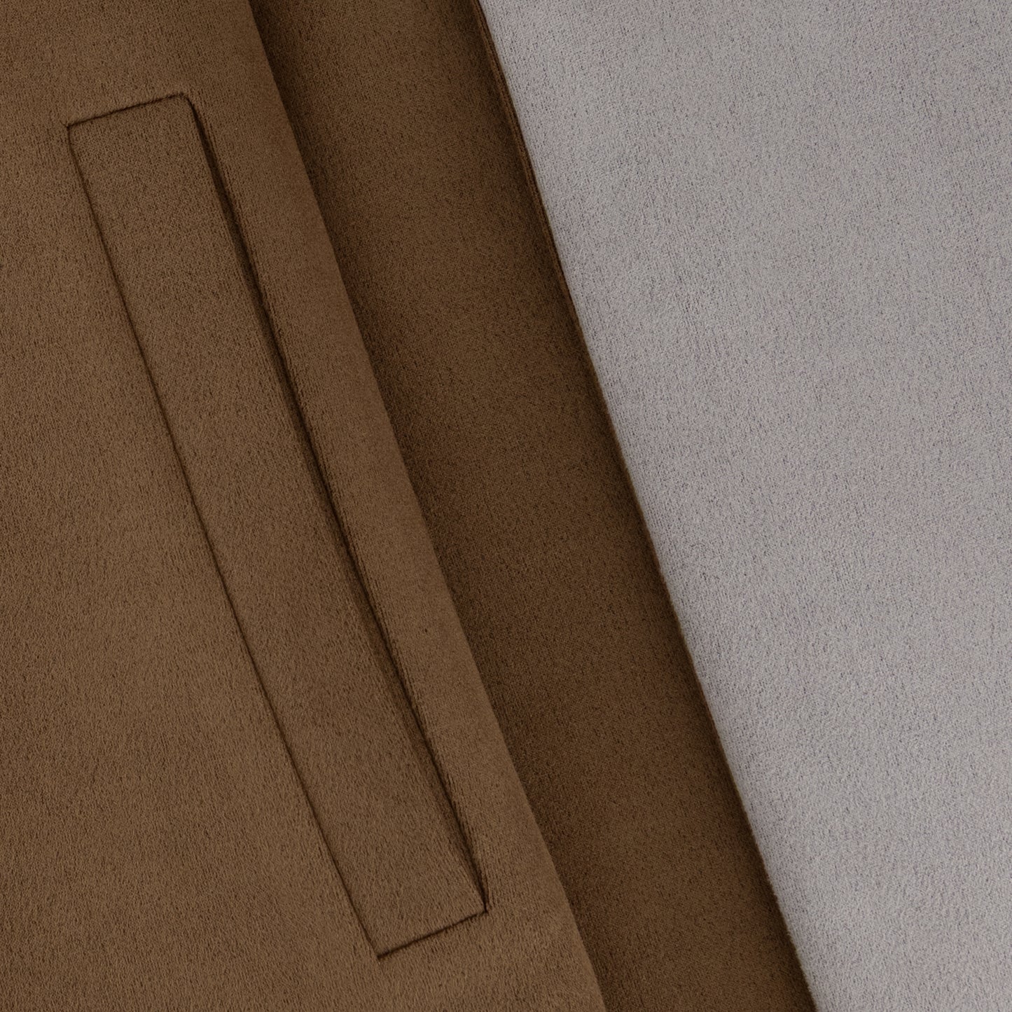 Light Gray x Camel Brown